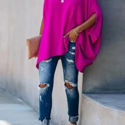 Levency New In Solid V Neck Bat Blouse 16 Levency New In Solid V Neck Bat Blouse