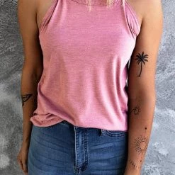 Levency New In Solid Sleeveless T Shirt