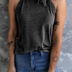 Levency New In Solid Sleeveless T Shirt