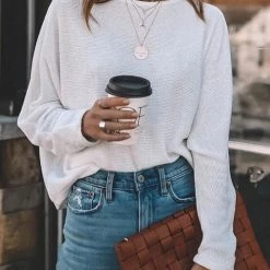 Levency New In Basic Long Sleeve Top