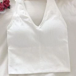 Levency Elastic Wide Strap V Neck Brami