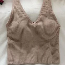 Levency Elastic Wide Strap V Neck Brami