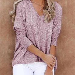 Levency New In Solid V Neck Bat Sleeve Top 22 Levency New In Solid V Neck Bat Sleeve Top