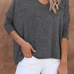 Levency New In Solid V Neck Bat Sleeve Top 27 Levency New In Solid V Neck Bat Sleeve Top