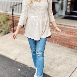 Levency New In Colorblock Long Sleeve Ruched Top