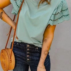 Levency Hollow Short Sleeve T Shirt New In