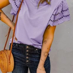 Levency Hollow Short Sleeve T Shirt New In