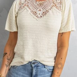 Levency Add A Little Charm Lace Blouse New In