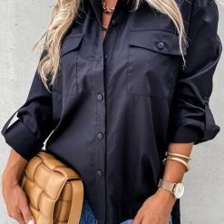 Levency Back To Basics Pockets Button Shirt New In