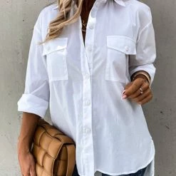 Levency Back To Basics Pockets Button Shirt New In