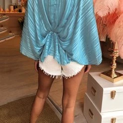 Levency Shimmer Flowy V Neck Peplum Top New In 15 Levency Shimmer Flowy V Neck Peplum Top New In