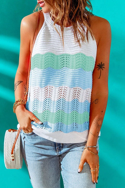 Levency New In Colorblock Tank Top 4 Levency New In Colorblock Tank Top