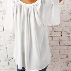 Levency Oversized V Neck Blouse New In