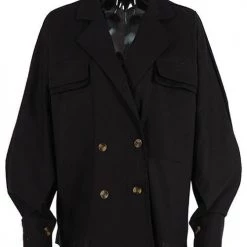 Levency Linen Button Pockets Bat Jackets Pants Set