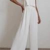 Levency New In Strapless Wide Leg Pants Set