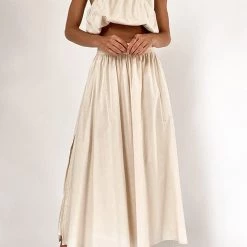 Levency New In One Shoulder Crop Maxi Skirts Set 33 Levency New In One Shoulder Crop Maxi Skirts Set