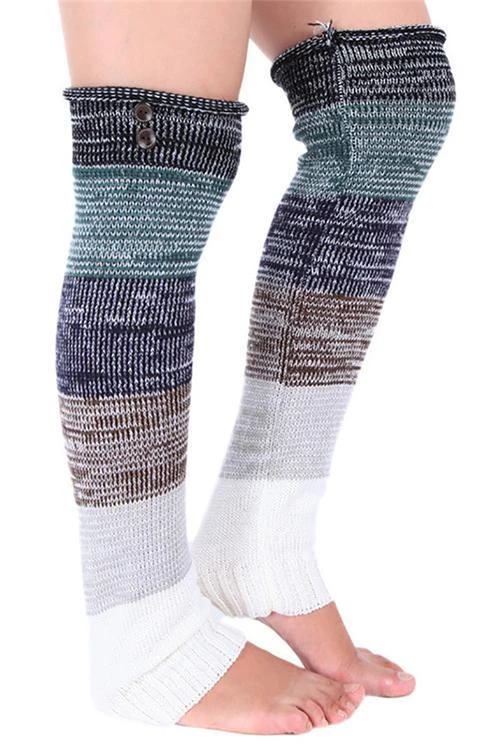 Levency Gradient Button Leg Warms 7 Levency Gradient Button Leg Warms