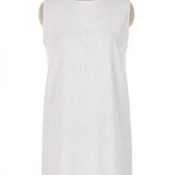 Levency New In Pockets O Neck Mini Dress