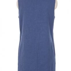 Levency New In Pockets O Neck Mini Dress