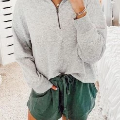 Levency Zipper Lapel Hoodie