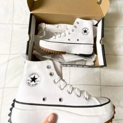 Levency Canvas High-top Platform Trainers New In