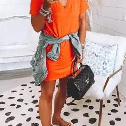 Levency Enjoy The Days Together T-Shirt Dress New In