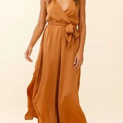 Levency New In Slit Belted Slip Jumpsuits 19 Levency New In Slit Belted Slip Jumpsuits