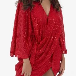 Levency V Neck Sequins Backless Bat Ruched Mini Dress New In 24 Levency V Neck Sequins Backless Bat Ruched Mini Dress New In