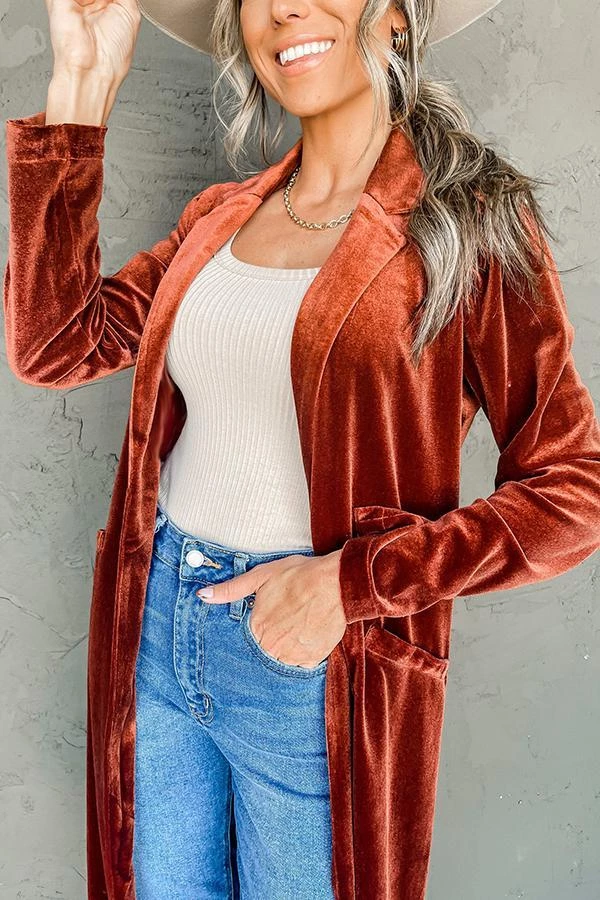 Levency All Touchy Feely Velvet Duster New In 9 Levency All Touchy Feely Velvet Duster New In