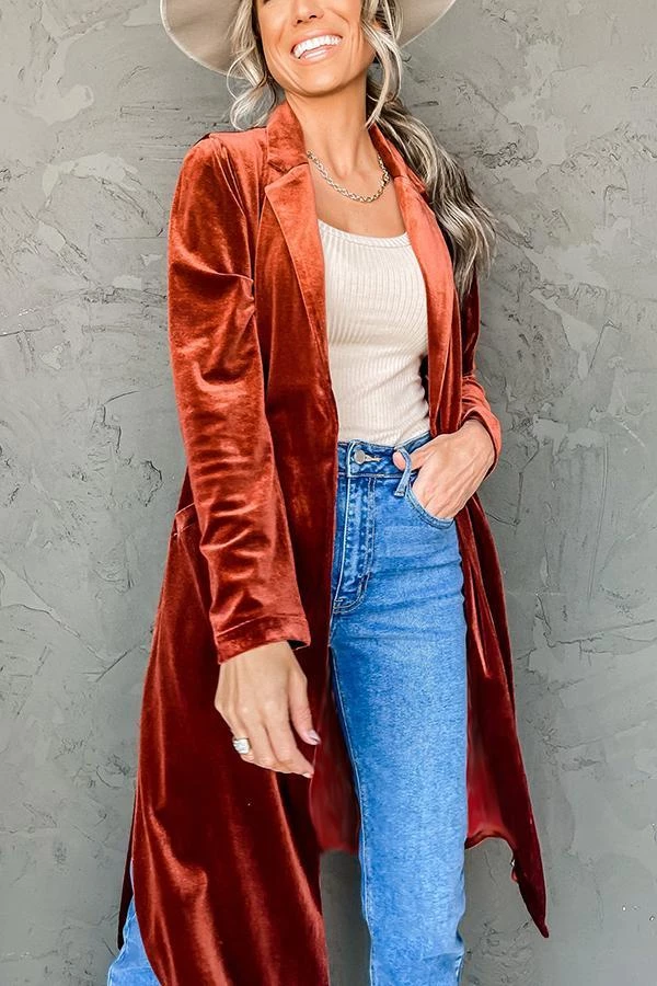 Levency All Touchy Feely Velvet Duster New In 13 Levency All Touchy Feely Velvet Duster New In