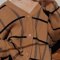 Levency Button Plaid Cardigan New In 13 Levency Button Plaid Cardigan New In