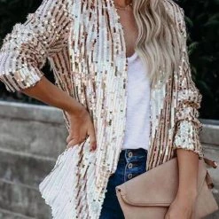 Levency New In Break The Bank Sequin Blazer 55 Levency New In Break The Bank Sequin Blazer