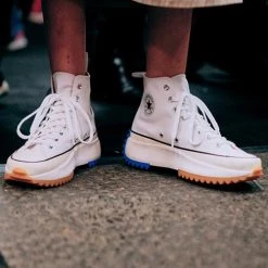 Levency Canvas High-top Platform Trainers New In