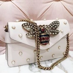 Levency New In Pearl Bee Chians Shoulder Bag