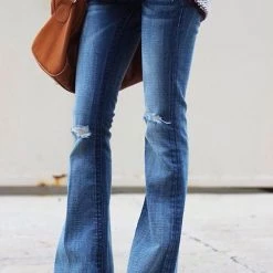 Levency Broken Hole Bell Jeans New In