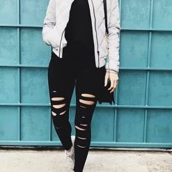 Levency Ripped Yoga Leggings New In