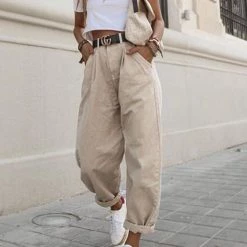 Levency High Waist Denim Bloomers