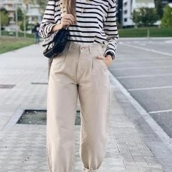 Levency High Waist Denim Bloomers