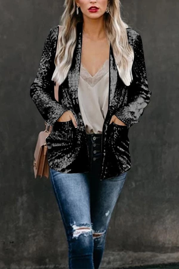 Levency New In Break The Bank Sequin Blazer 25 Levency New In Break The Bank Sequin Blazer