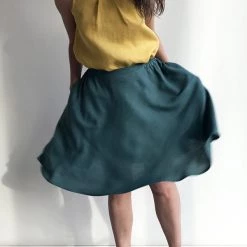 Levency Tucks O Neck Sleeve Blouse