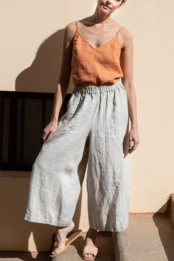 Levency New In Solid Linen Tank Top 8 Levency New In Solid Linen Tank Top