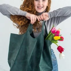 Levency Oversized Leather Tote Bag New In