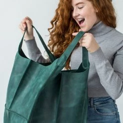 Levency Oversized Leather Tote Bag New In