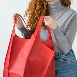 Levency Oversized Leather Tote Bag New In