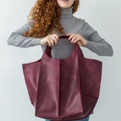 Levency Oversized Leather Tote Bag New In