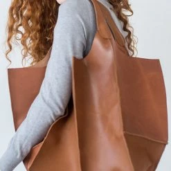 Levency Oversized Leather Tote Bag New In