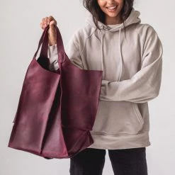 Levency Oversized Leather Tote Bag New In