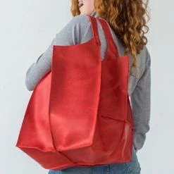 Levency Oversized Leather Tote Bag New In