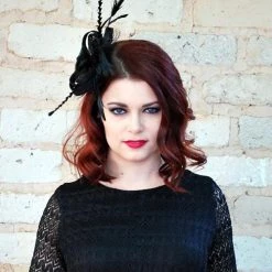 Levency Feather Mesh Fascinator New In 24 Levency Feather Mesh Fascinator New In