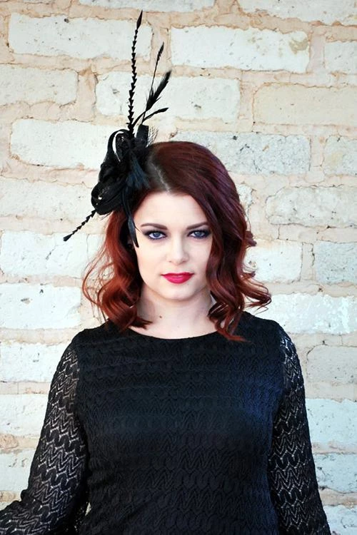 Levency Feather Mesh Fascinator New In 12 Levency Feather Mesh Fascinator New In